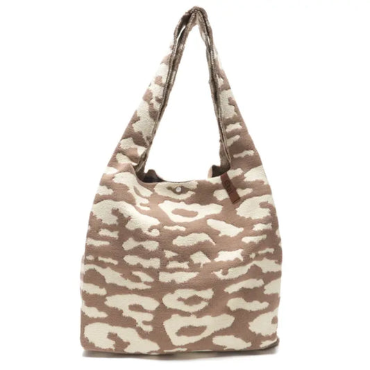Lot83 Handtasche Lois 39 Leopardenmuster beige
