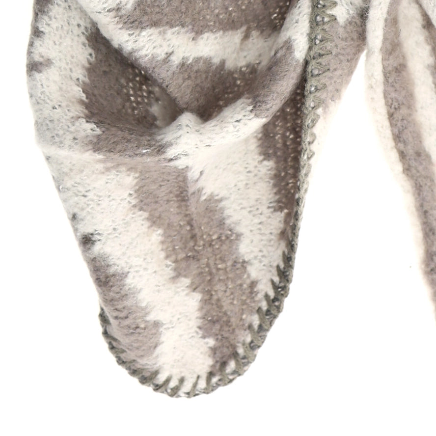 Lot83 Schal Nina Zebra grau