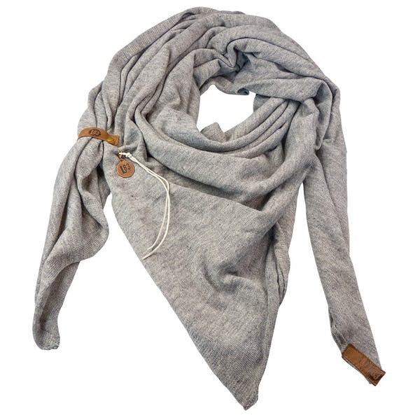 Lot83 Dreieckiger Strickschal Fien Grey