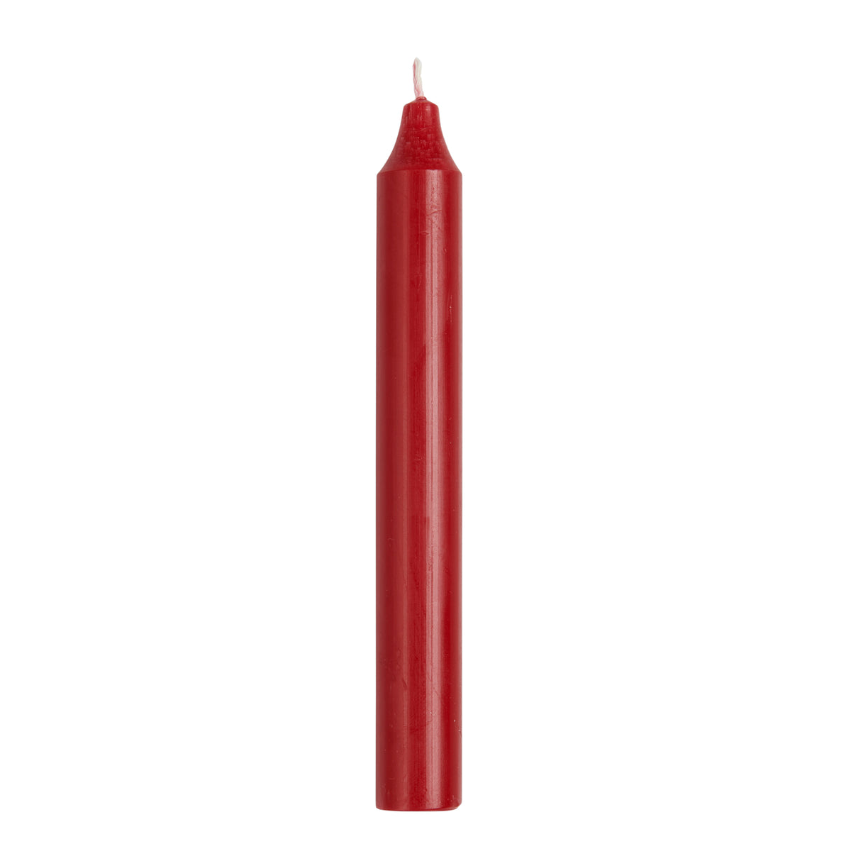 IB Laursen Stabkerze rot Rustikal 18 cm H