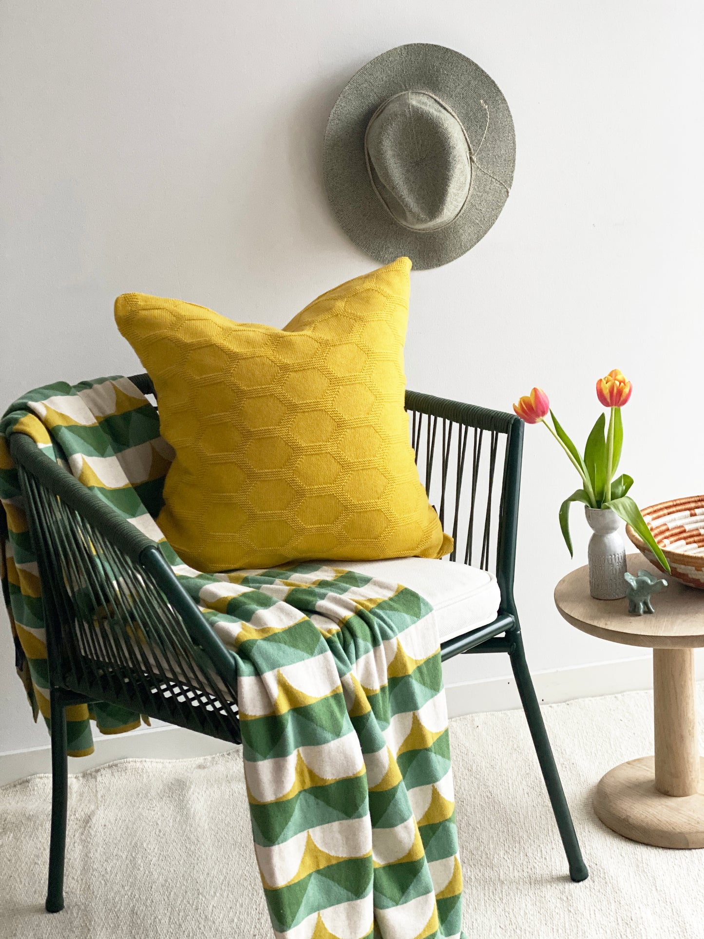 Funky Doris Kissenhülle Herdis yellow