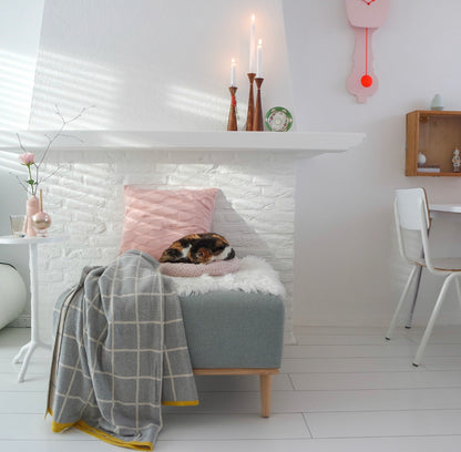 Funky Doris Wolldecke Todden grau