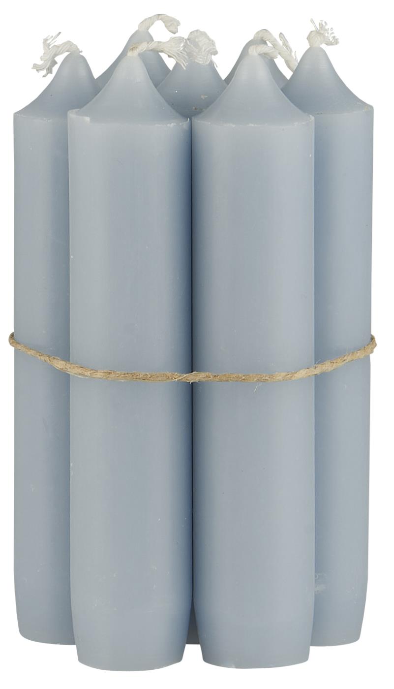 B Laursen Stabkerze hellblau