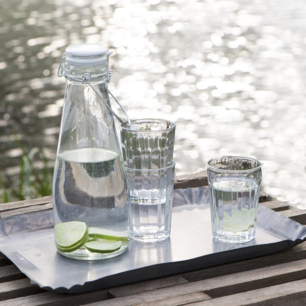 IB Laursen Glas Flasche mit Bügelverschluss