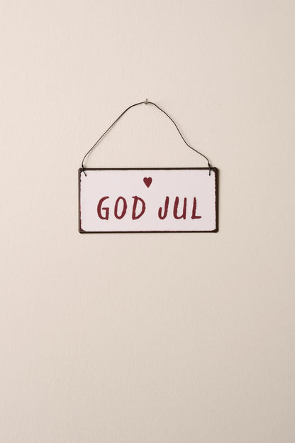 IB Laursen Metallschild God Jul