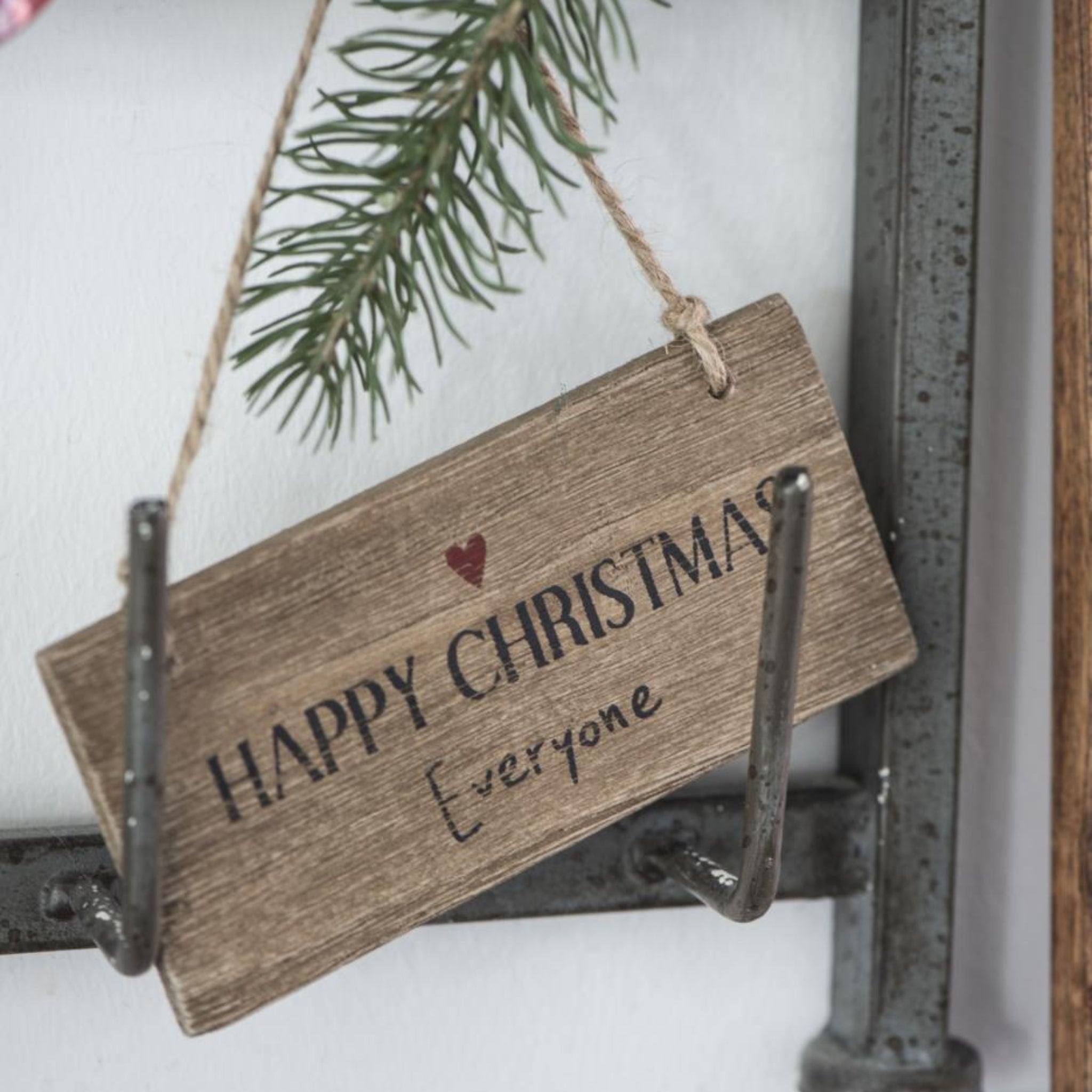 IB Laursen Holzschild Happy Christmas Everyone