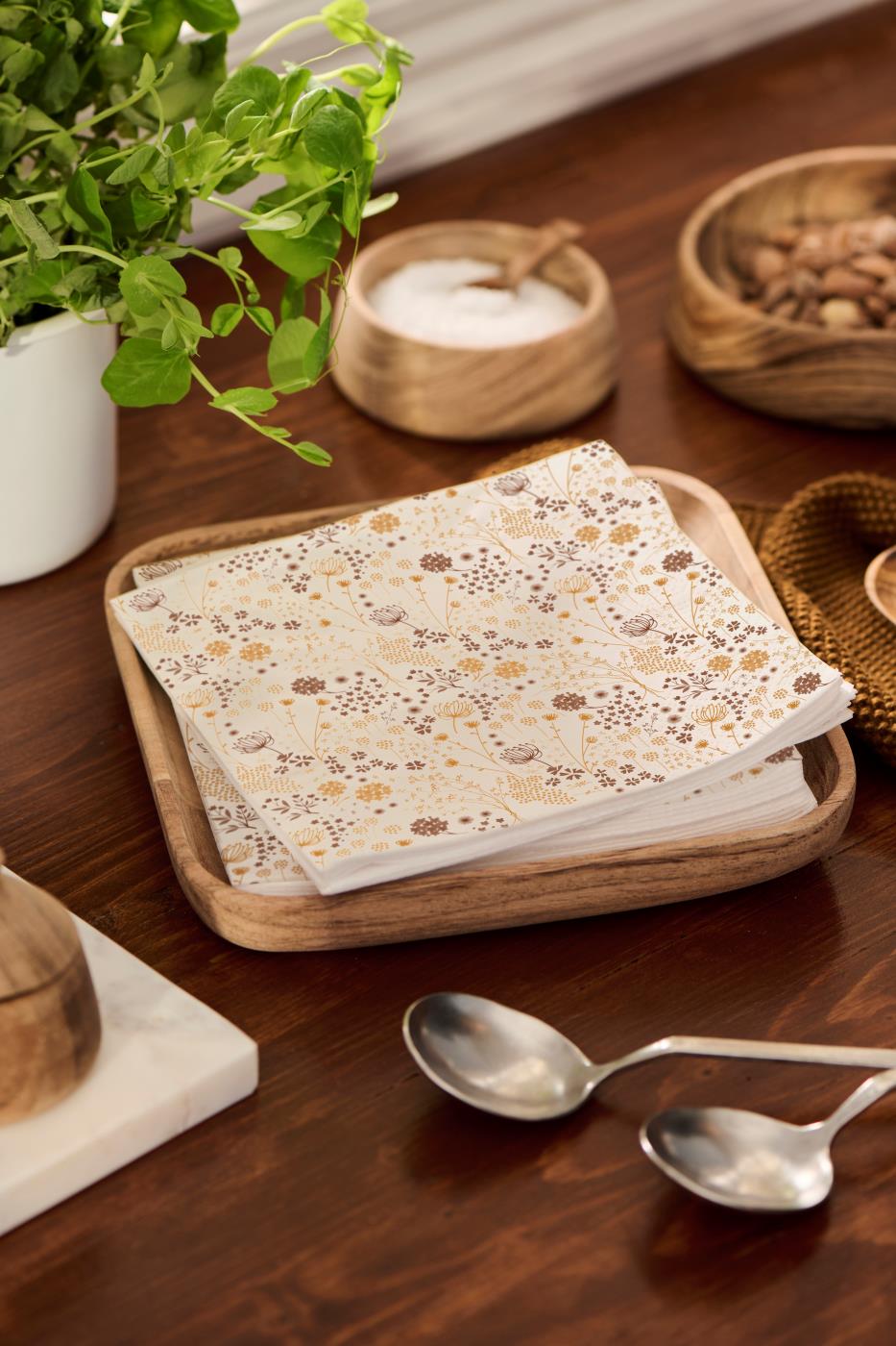 IB Laursen 20 Papier Servietten Herbstblumen