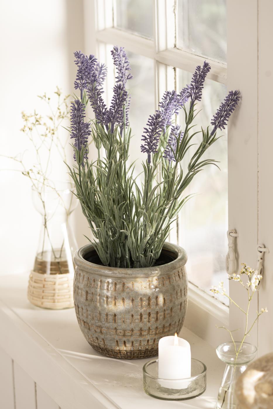 IB Laursen künstlicher Lavendel im Topf 40 cm H