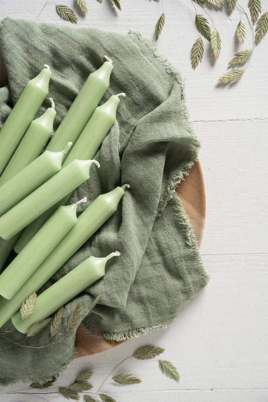 IB Laursen Stabkerze green tea rustikal
