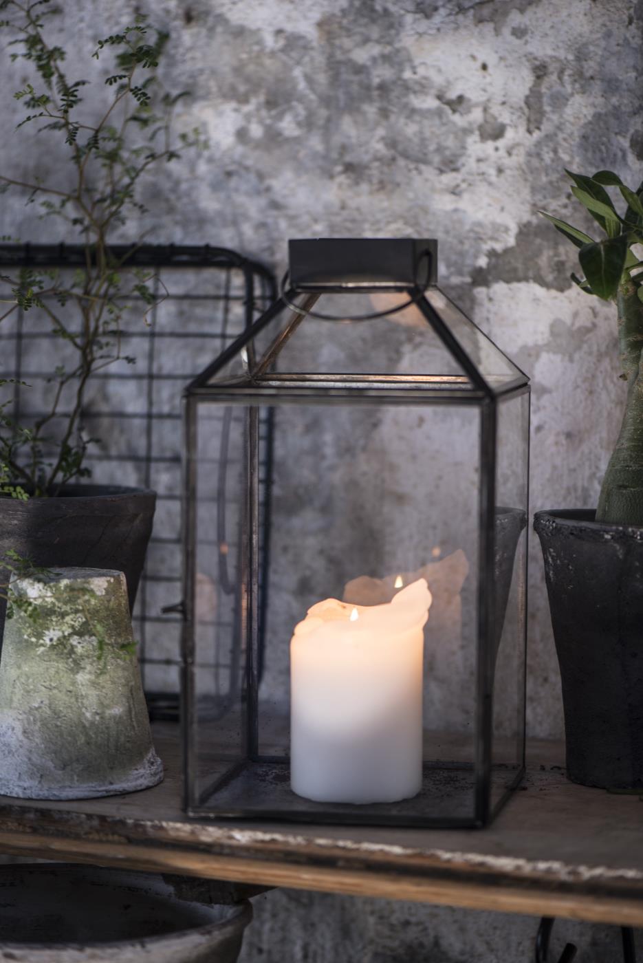 IB Laursen Laterne Norr mit schrägem Dach