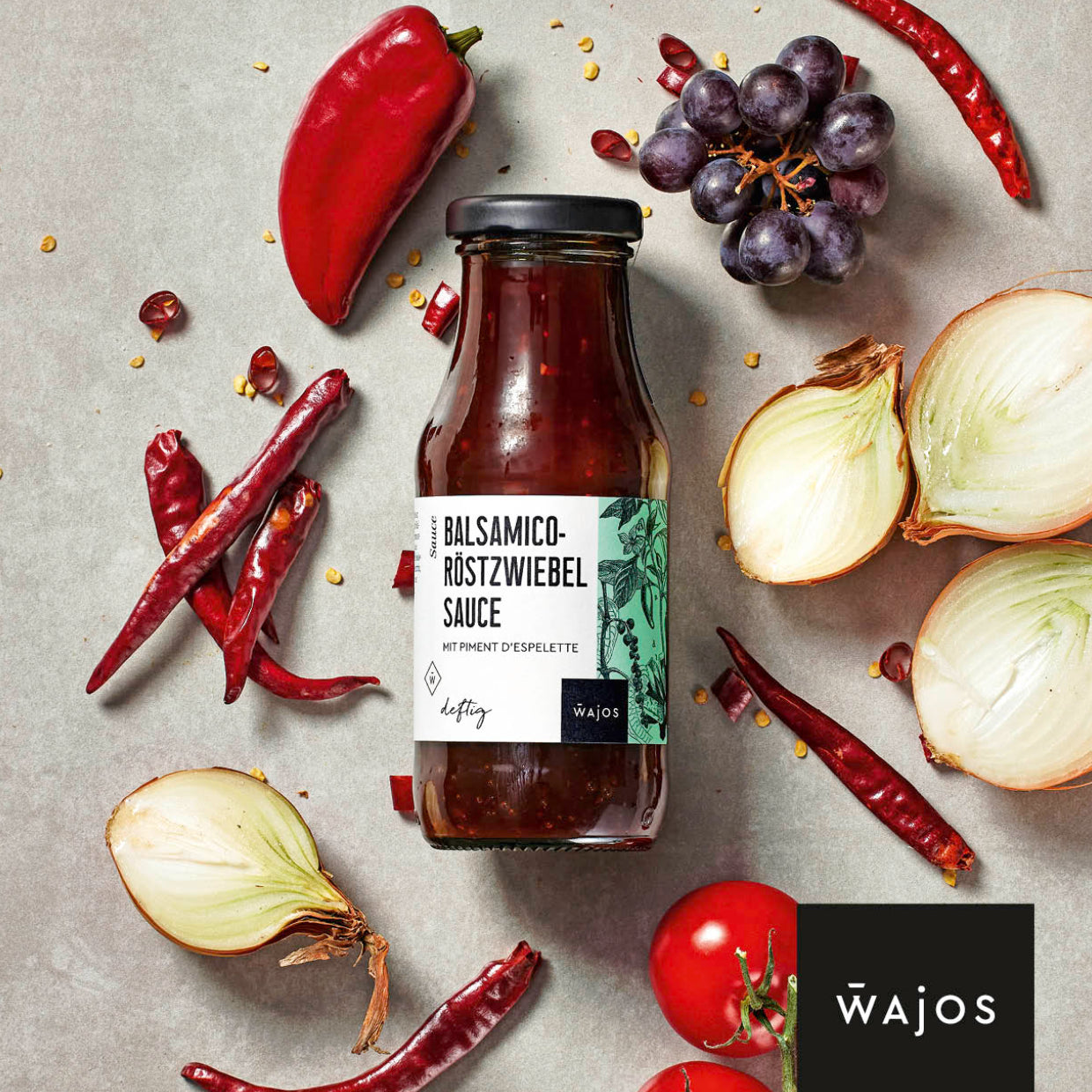 Wajos Balsamico Röstzwiebel Sauce 245 ml