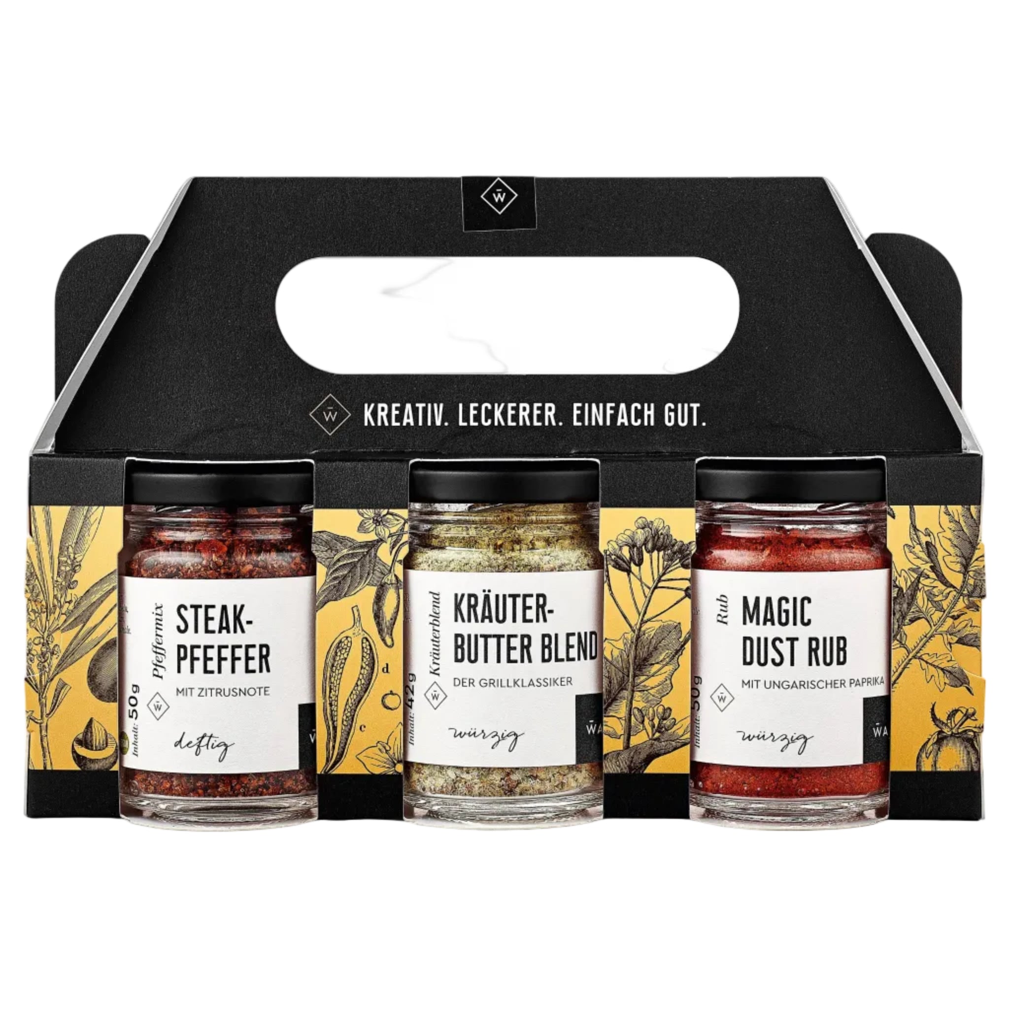 Wajos 3 tlg. Geschenkset Grill-Gewürze