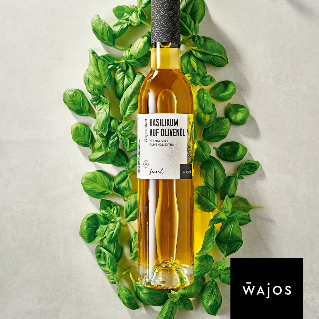 Wajos Basilikum auf Olivenöl 100ml