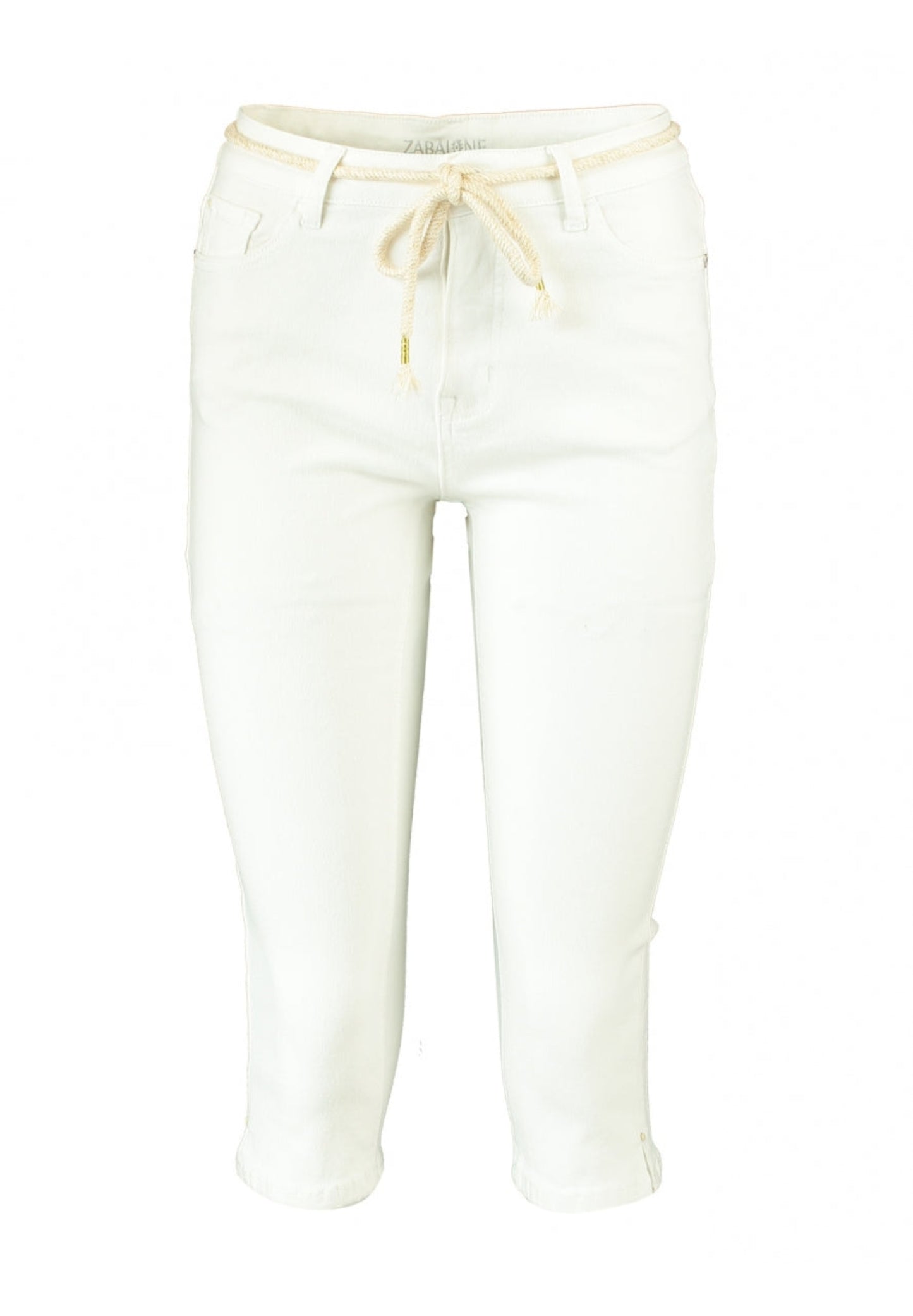 Zabaione Capri Hose Ri44vka creme weiß