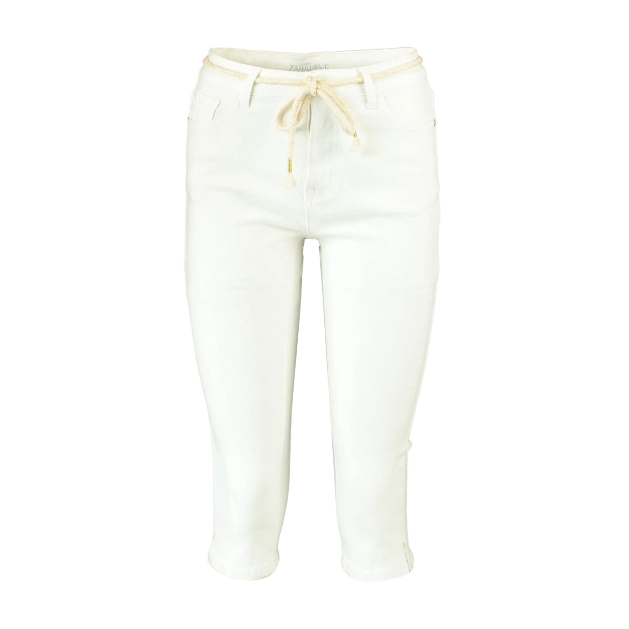 Zabaione Capri Hose Ri44vka creme weiß