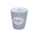 Krasilnikoff Becher Happy grau