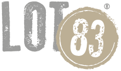 Lot83 Schal Luna Beige mit Herzprint